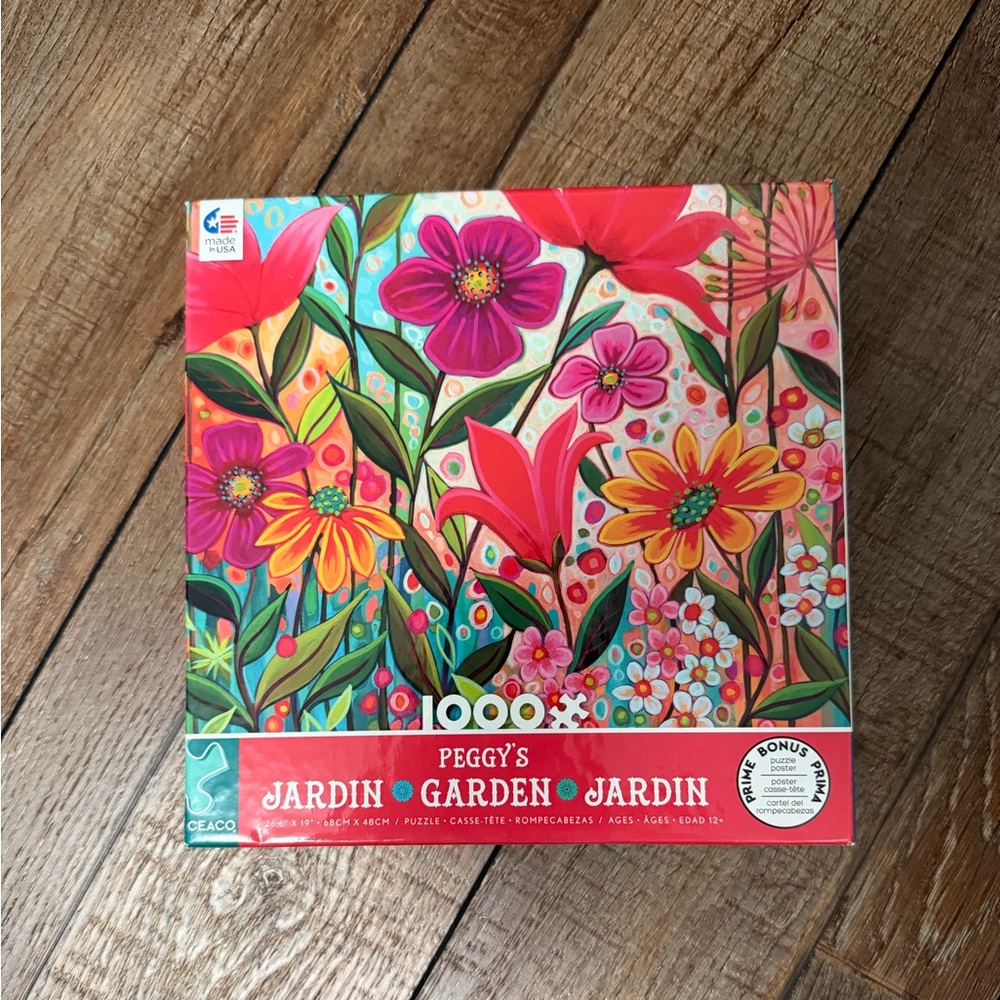 Colorful Floral Puzzle - 1000 Pieces